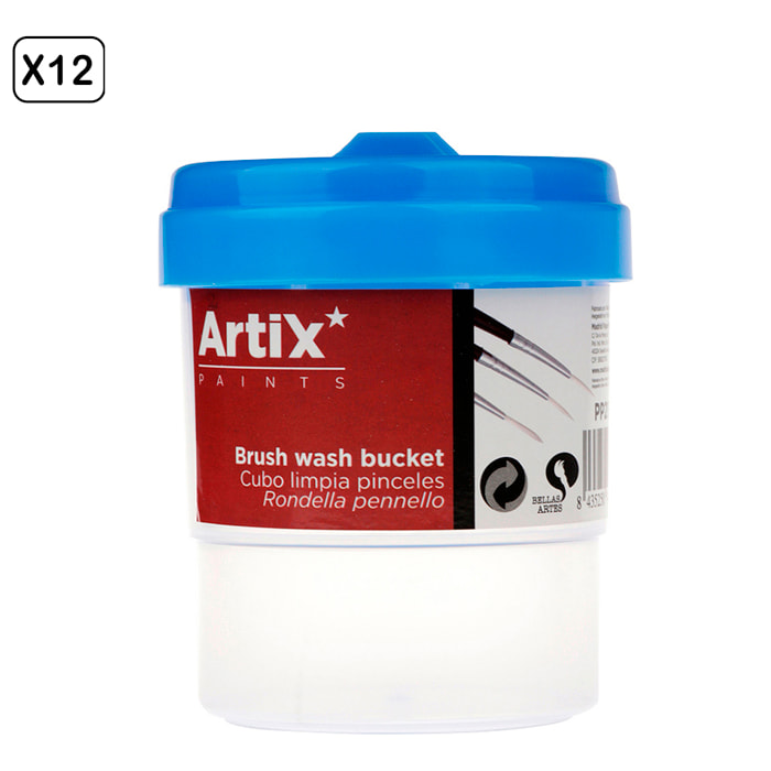Pack 12 Uds. BOTE LAVA PINCELES