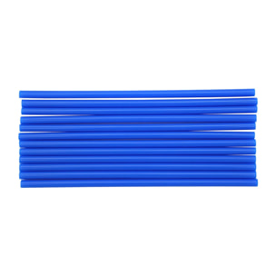 Lot de 12 pailles bleu en plastique 23 cm Fackelmann Bar Concept