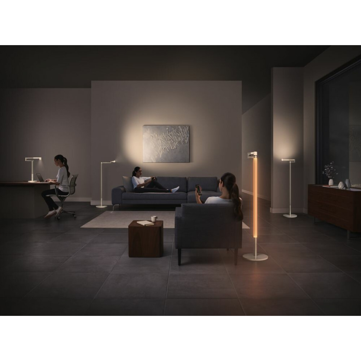 Lampe de Bureau Dyson Solarcycle Morph Blanc/Argent