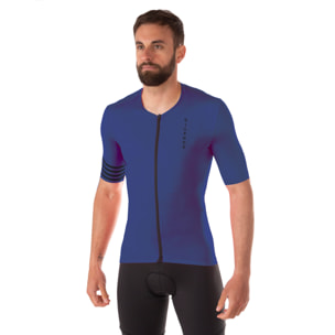 MAILLOT DE CICLISMO MANGA CORTA PARA HOMBRE BLUEBALL EN AZUL CON LOGO NEGRO