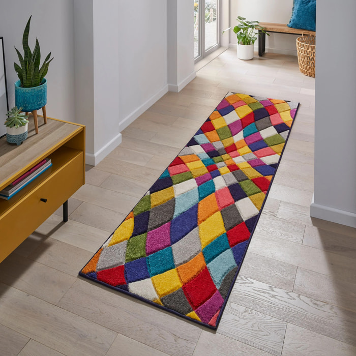 Tapis de couloir RHUMBA Multicolore