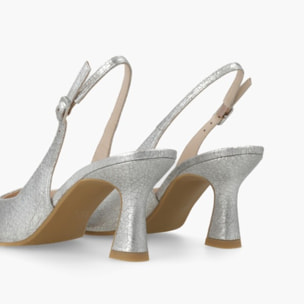 ZAPATOS DE SALÓN PLATEADOS GELINES-X