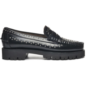 Mocassini Sebago Donna Nero DAN LUG STUDS WOMAN