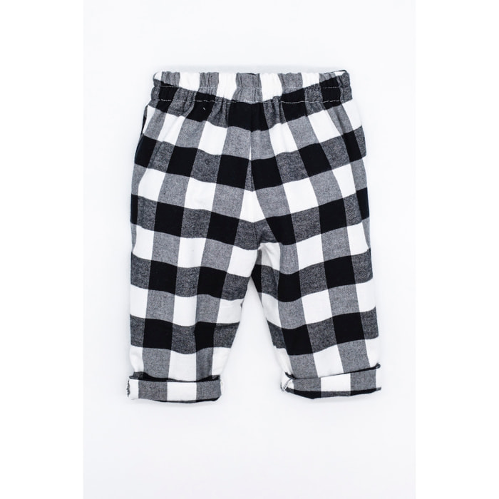 PANTALÓN CUADROS VICHY NEGRO