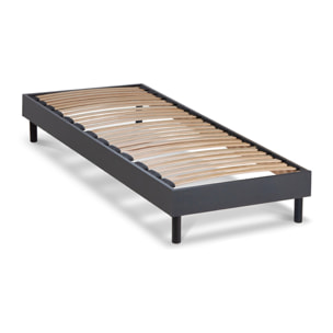 Sommier KIT BOIS | 1 Place | Couleur Bois Naturel