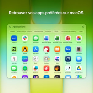 Ordinateur Apple MACBOOK Neo Puce A18 Pro CPU 6 / GPU 5 coeurs Mémoire RAM 8Go Stockage 512Go SSD Jaune agrume avec Touch ID