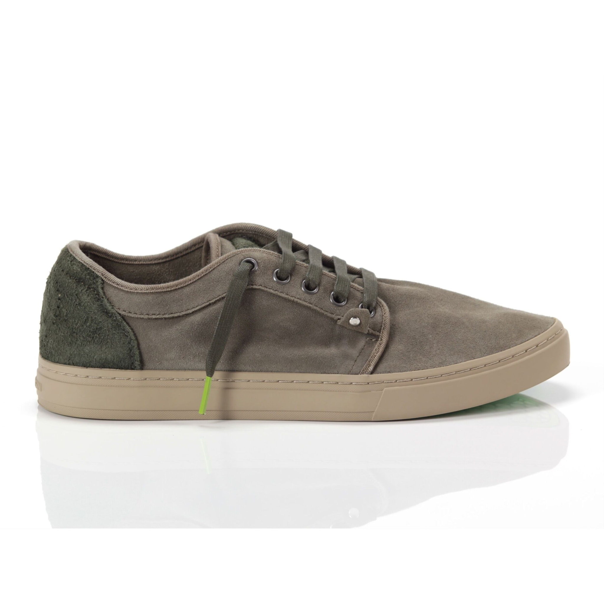 Sneakers Satorisan Heisei Suede Peat Green Grigio