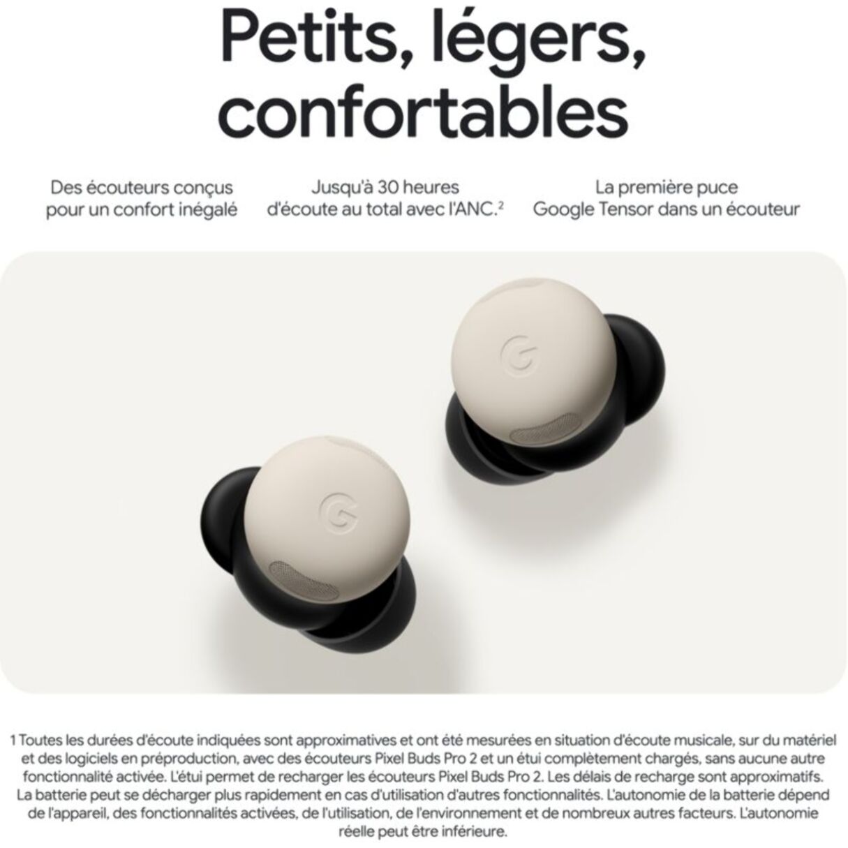 Ecouteurs GOOGLE Pixel Buds Pro 2 Vert Amande