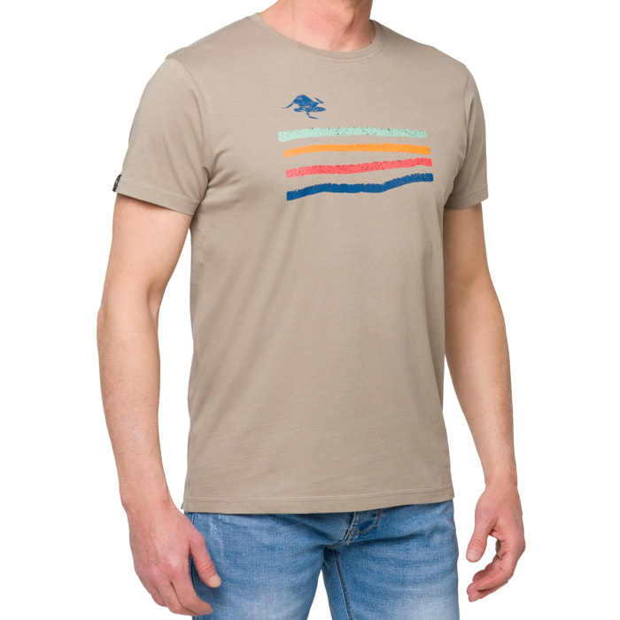 T-shirt SUMATRAS 100% cotone Khaki