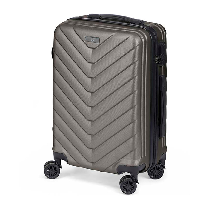 Valigia trolley da cabina in ABS, leggera e resistente. Progettazione di bilance.