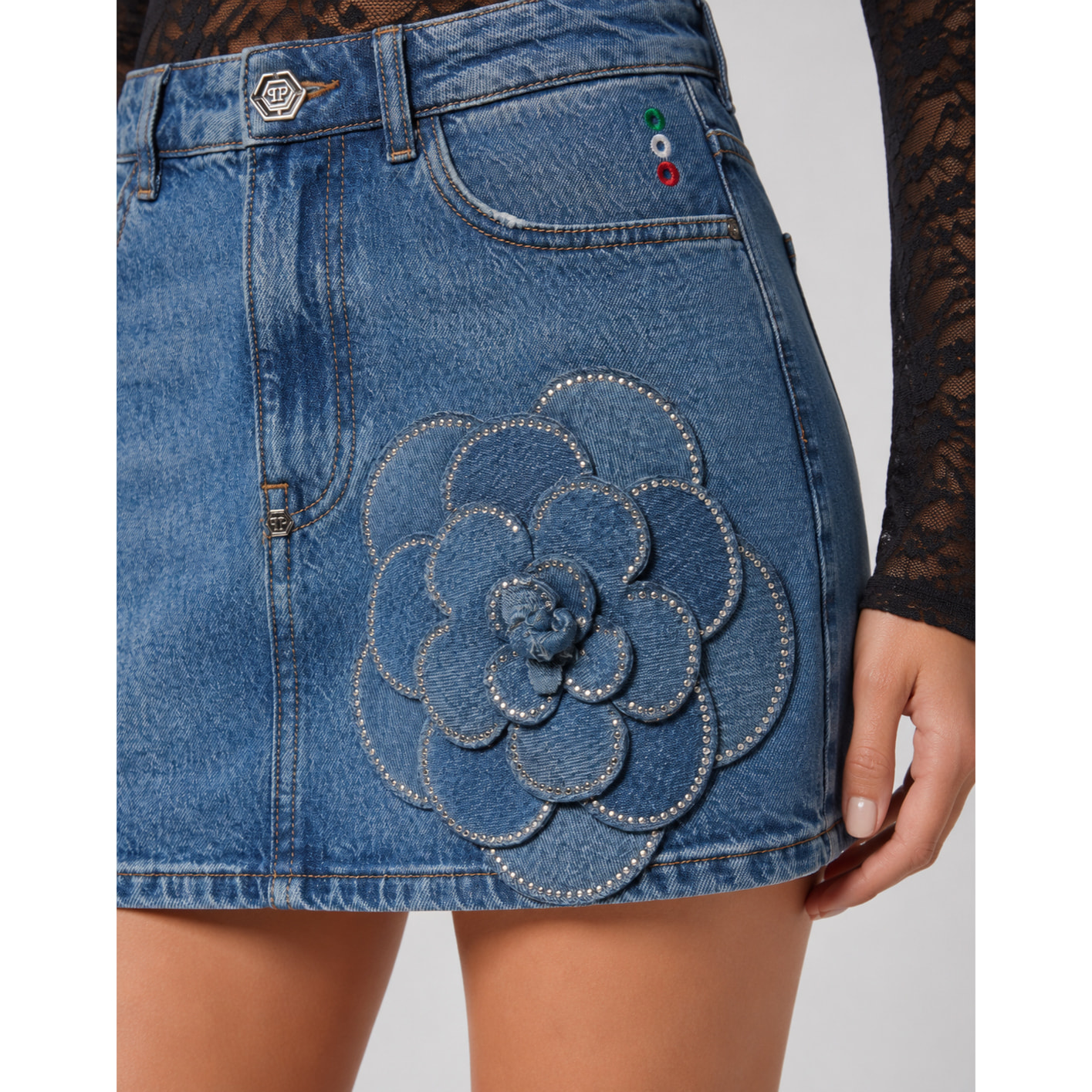 PHILIPP PLEIN Minifalda