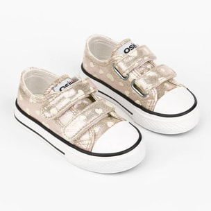 Zapatillas De Bebé Brillo Oscuridad En Oro