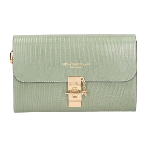 Borsa a tracolla  da donna In Vera pelle Made in Italy 23x13x5 cm
