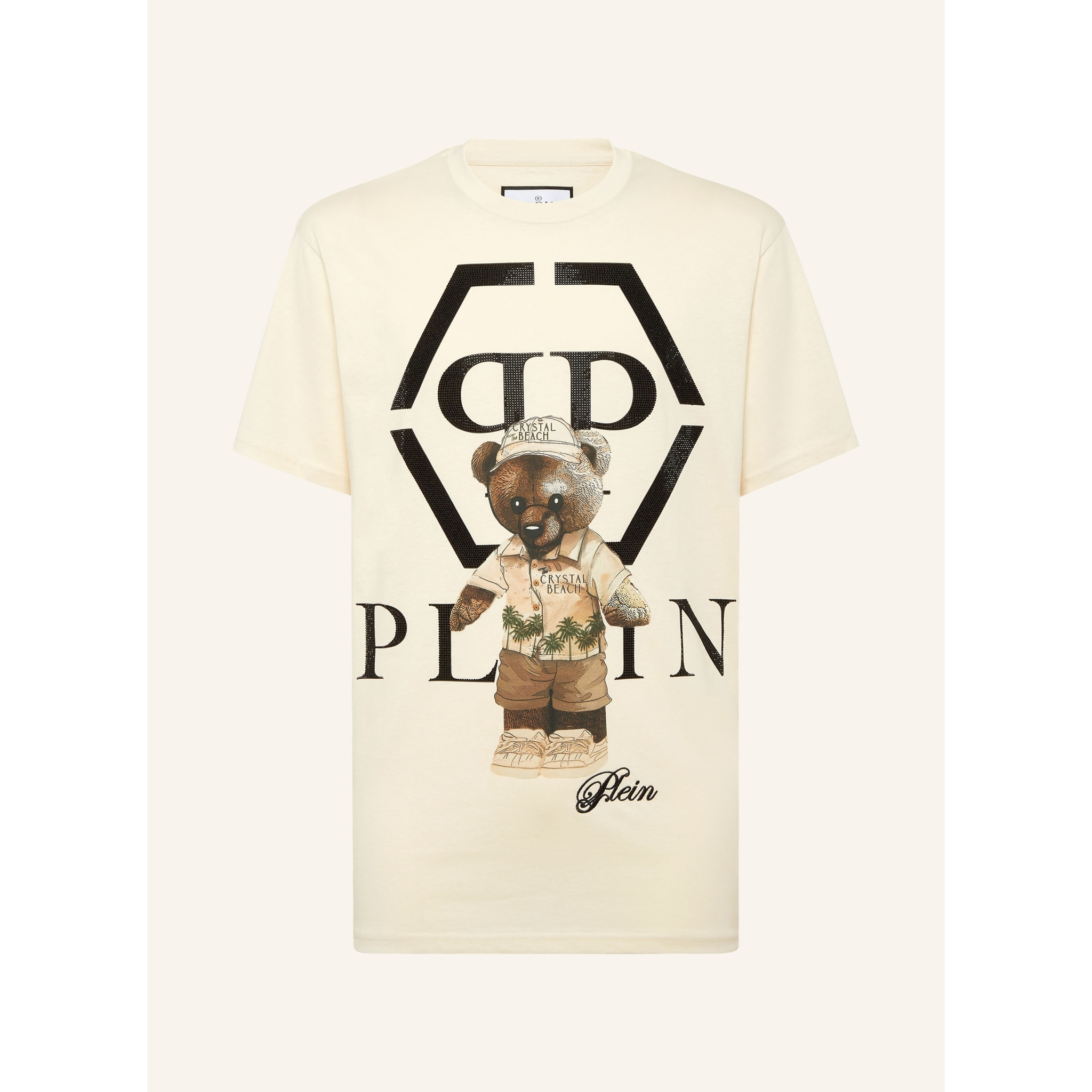 PHILIPP PLEIN Camiseta Cuello Redondo Ls TEDDY
