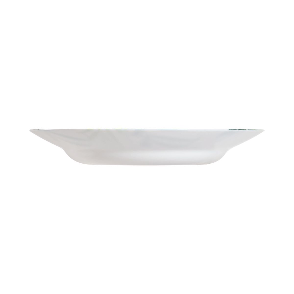 Assiette creuse blanche 22cm Jungle Fever - Luminarc - Verre opale extra résistant