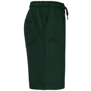 Kappa - Pantaloni Corti Uomo Verde - Logo Zoly Ry