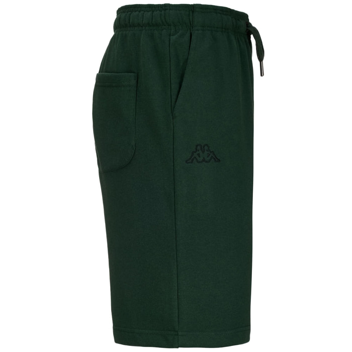 Kappa - Pantaloni Corti Uomo Verde - Logo Zoly Ry