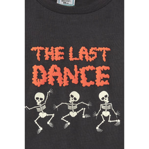 T-shirt Bambino Antracite Skeleton