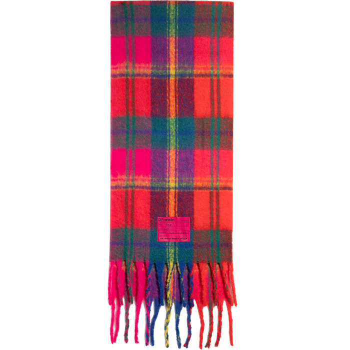 Nordic Basic Plaid Scarf Pink / Blue
