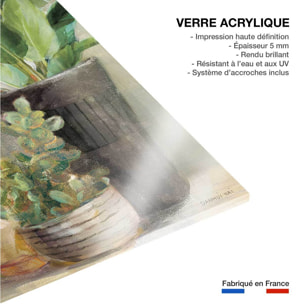 Tableau fleurs jardin d'intérieur  Tableau plexiglas