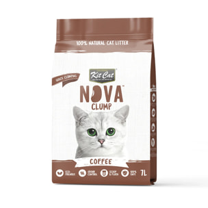 Kit Cat Nova Pack Ahorro 12 - Coffee 7 L Arena Vegetal para gatos
