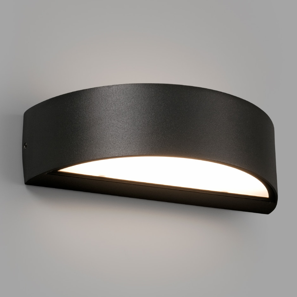 OVAL LED Lampe applique gris foncé