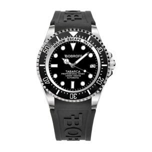 Reloj Bobroff BF0001-BFSTN Hombre Analogico Automatico con Correa de Silicona