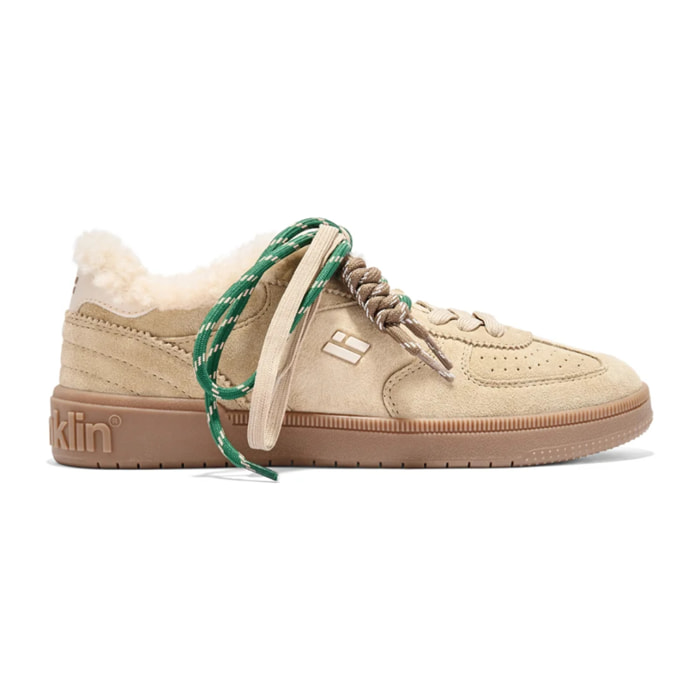 Zapatillas de Mujer Rebel Lab Sherpa en Beige D.Franklin