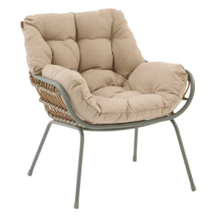 Salon duo Paopao 2 places vert laurier