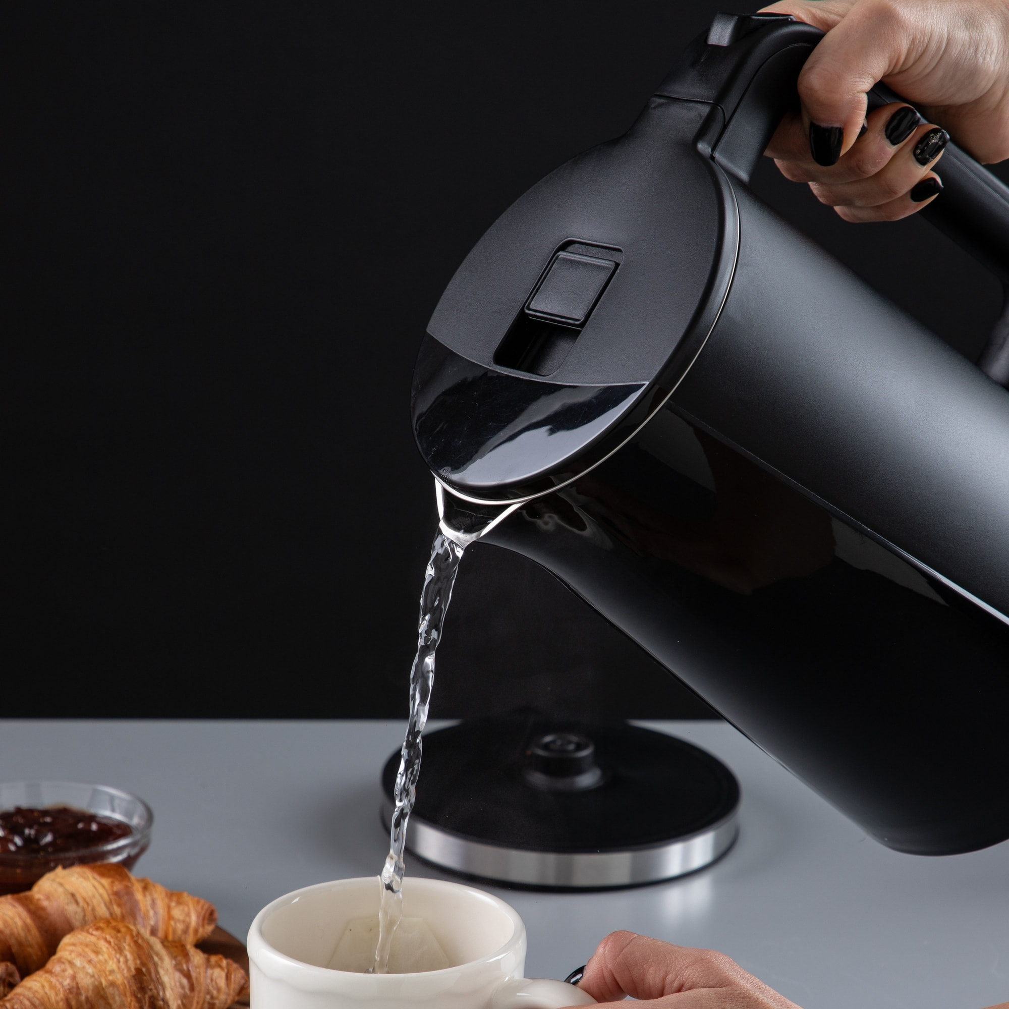 Hervidor eléctrico foodies de 1,7l y 2200w masterpro