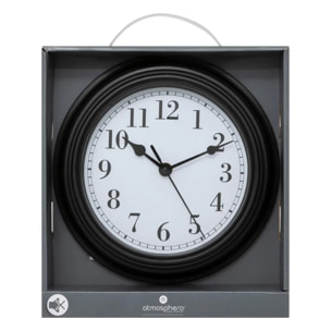Horloge "Evan" à moulures D22cm