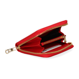 Portafoglio  da donna In Vera pelle Made in Italy 13x9,5x2,5 cm