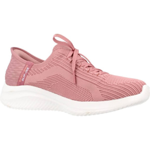 Sneakers De  Mujer Slip-ins: Ultra Flex 3.0 Tonal Stretc Rosa