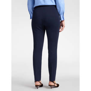 Elena Mirò - Pantaloni slim in punto Milano - Blu
