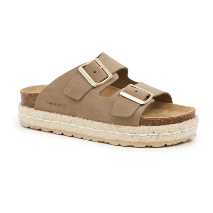 SANDALIA PLATAFORMA BILLOWY MARRON