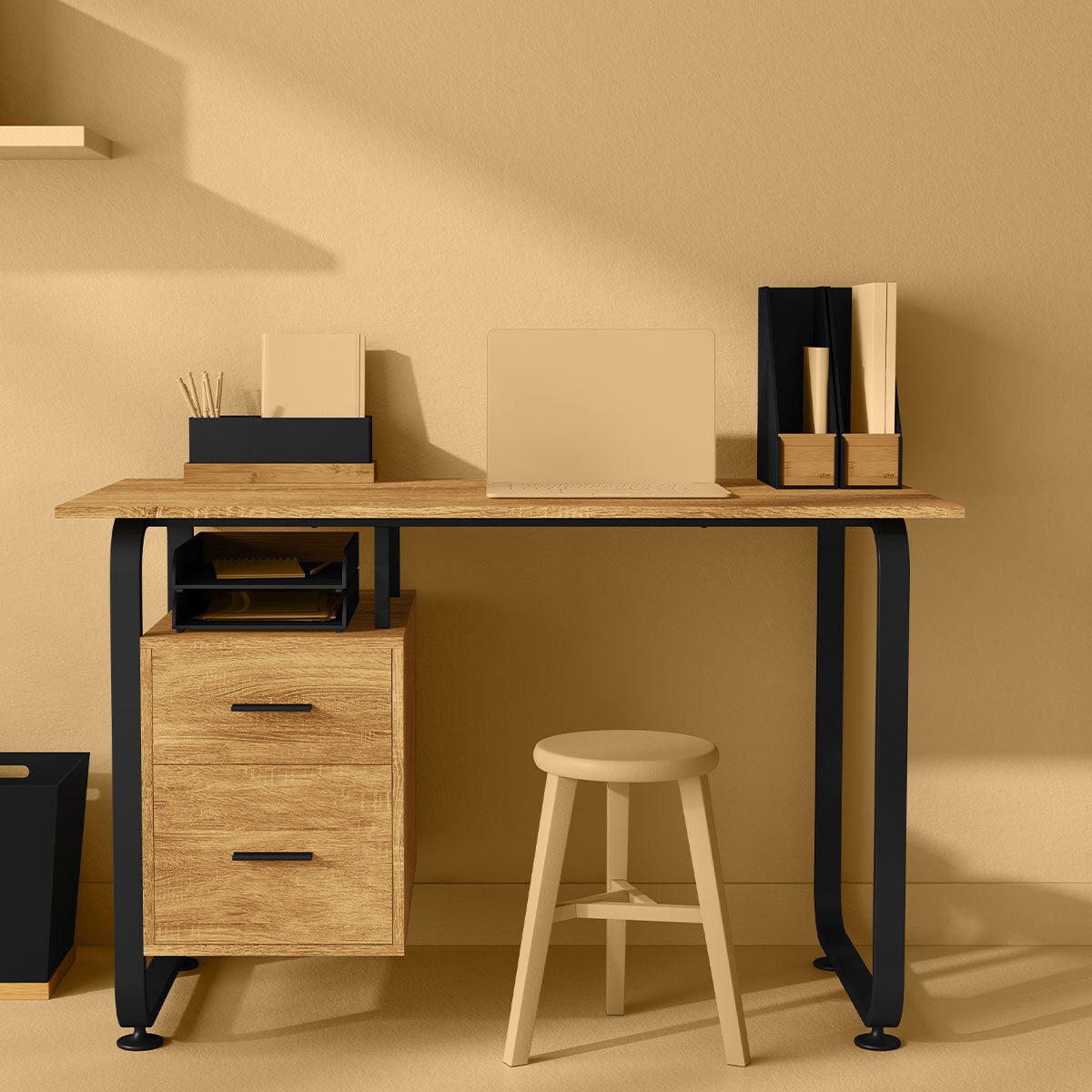 Range-revues bambou Noir Bava