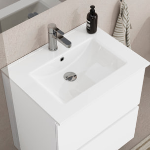 Conjunto mueble de baño SEA Alday, 60cm, Blanco Mate