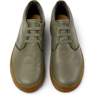 Zapatos de cordones - CAMPER Peu Terreno - Verde - Cuero liso