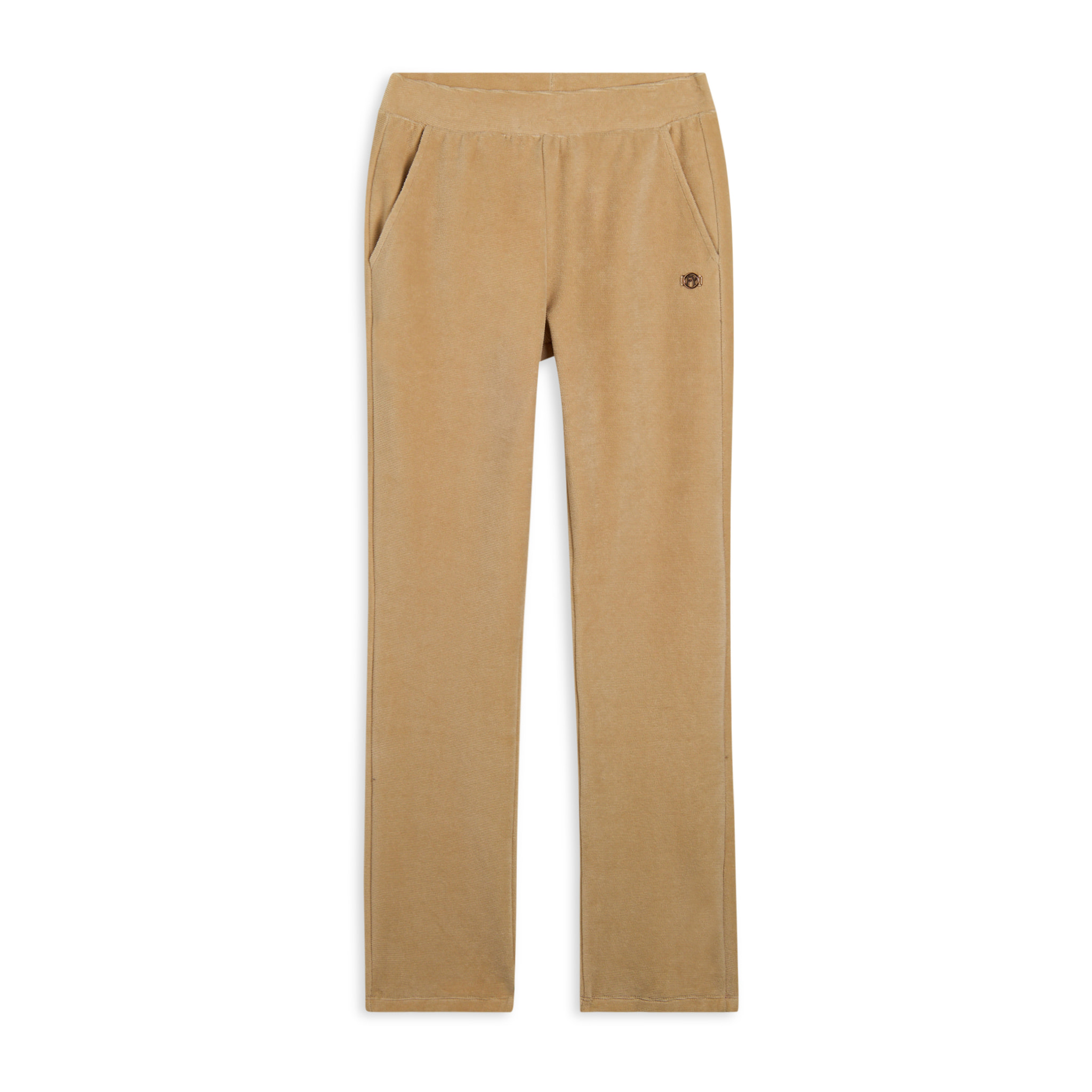 Pantaloni in ciniglia a gamba dritta