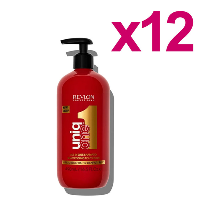 UNIQ ONE Kit All In One Shampoo 12 Pezzi x 490ml