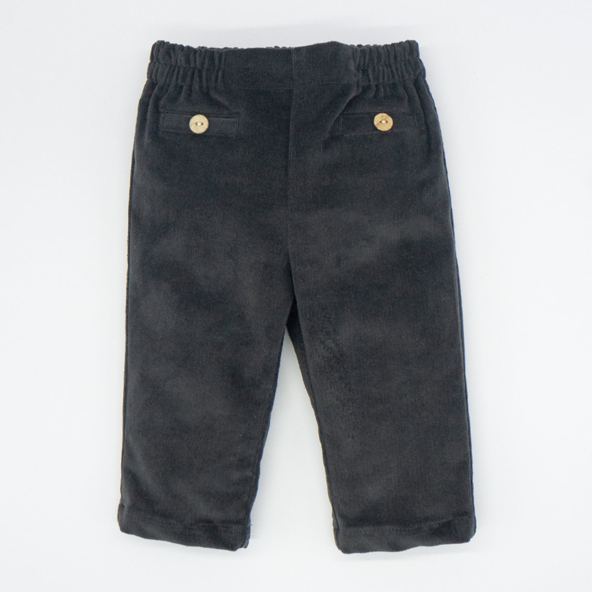 PANTALÓN PANA ELÁSTICA GRIS