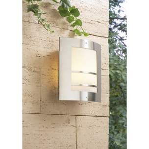 FORLIGHT Aplique Ip55 Siluet E27 60W Acero Inoxidable 1500Lm