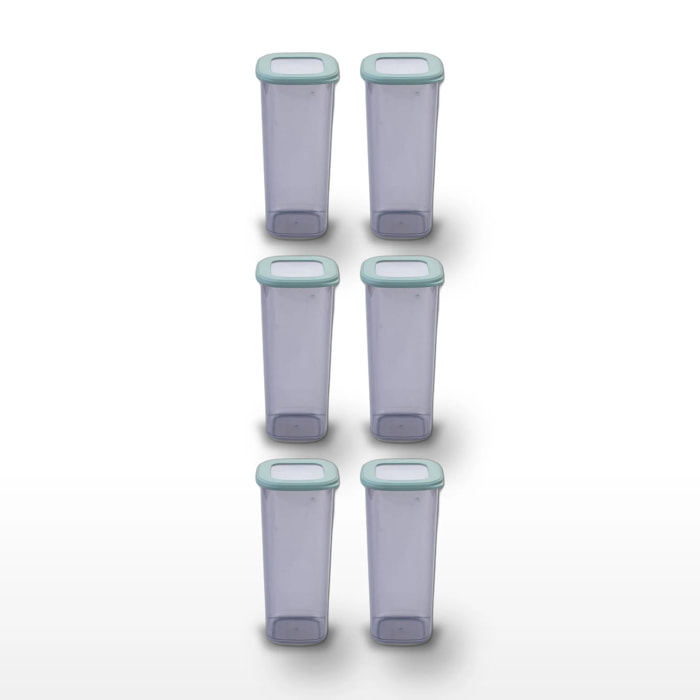 Lot de 6 Boites à Provisions Fackelmann Storage