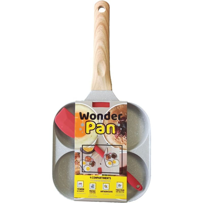 Poêle BEST OF TV Pancake 4 compartiments Wonderpan