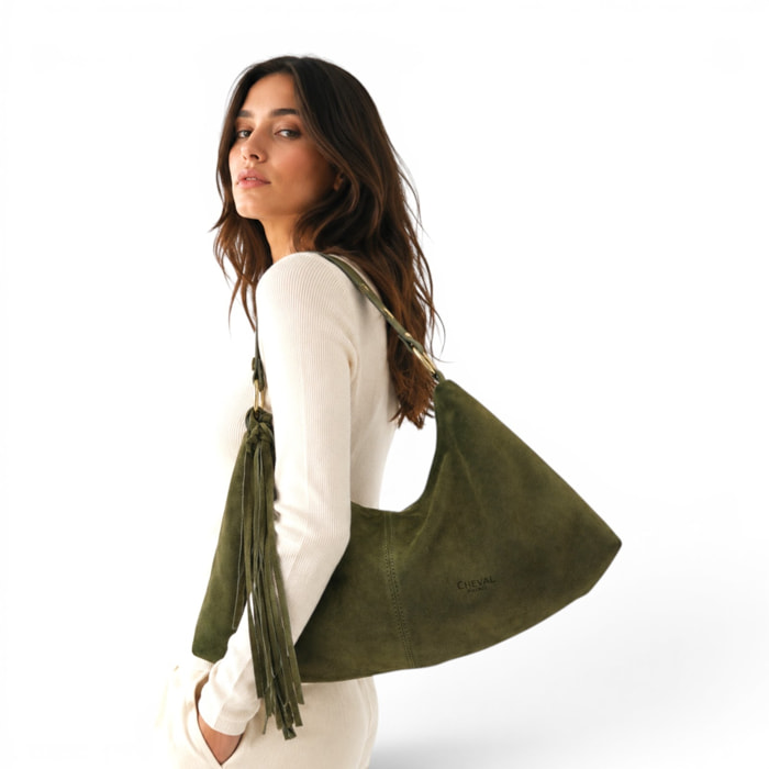 Borsa a spalla Cheval Firenze Petunia Verde Scuro