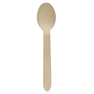 Lot de 30 cuillère à café en bois pour pique-nique Fackelmann Move