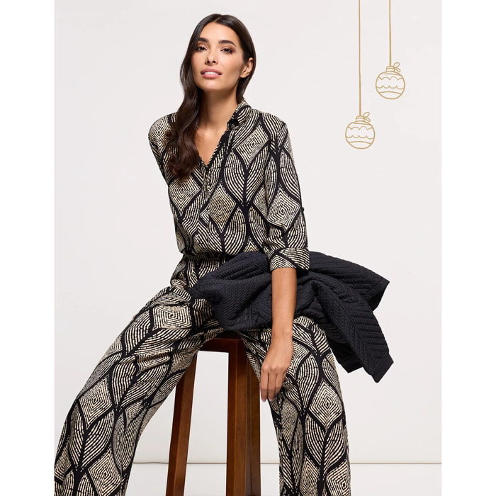 Pantalón Largo Negro - Triman