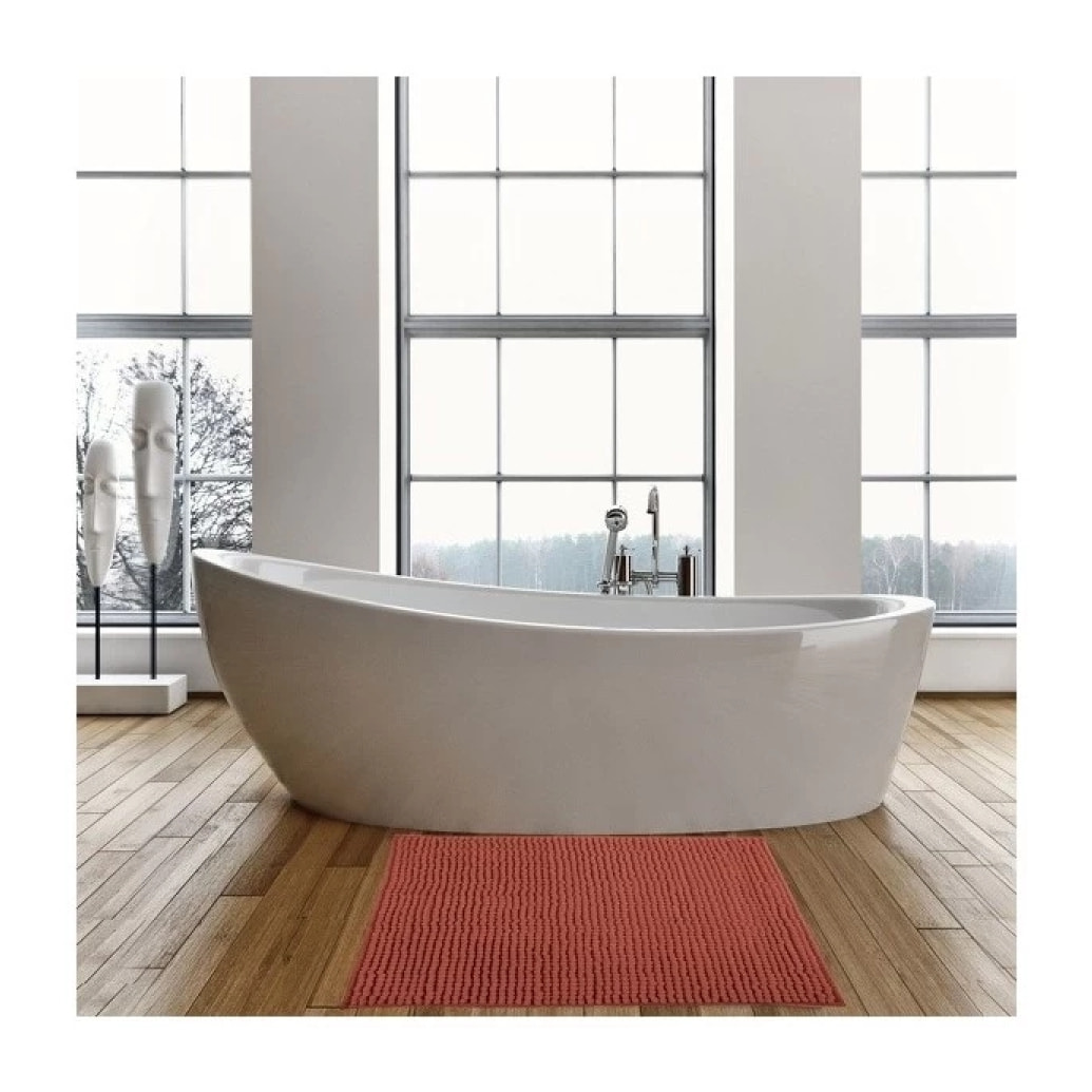 Tapis de bain Microfibre CHENILLE Terracotta MSV