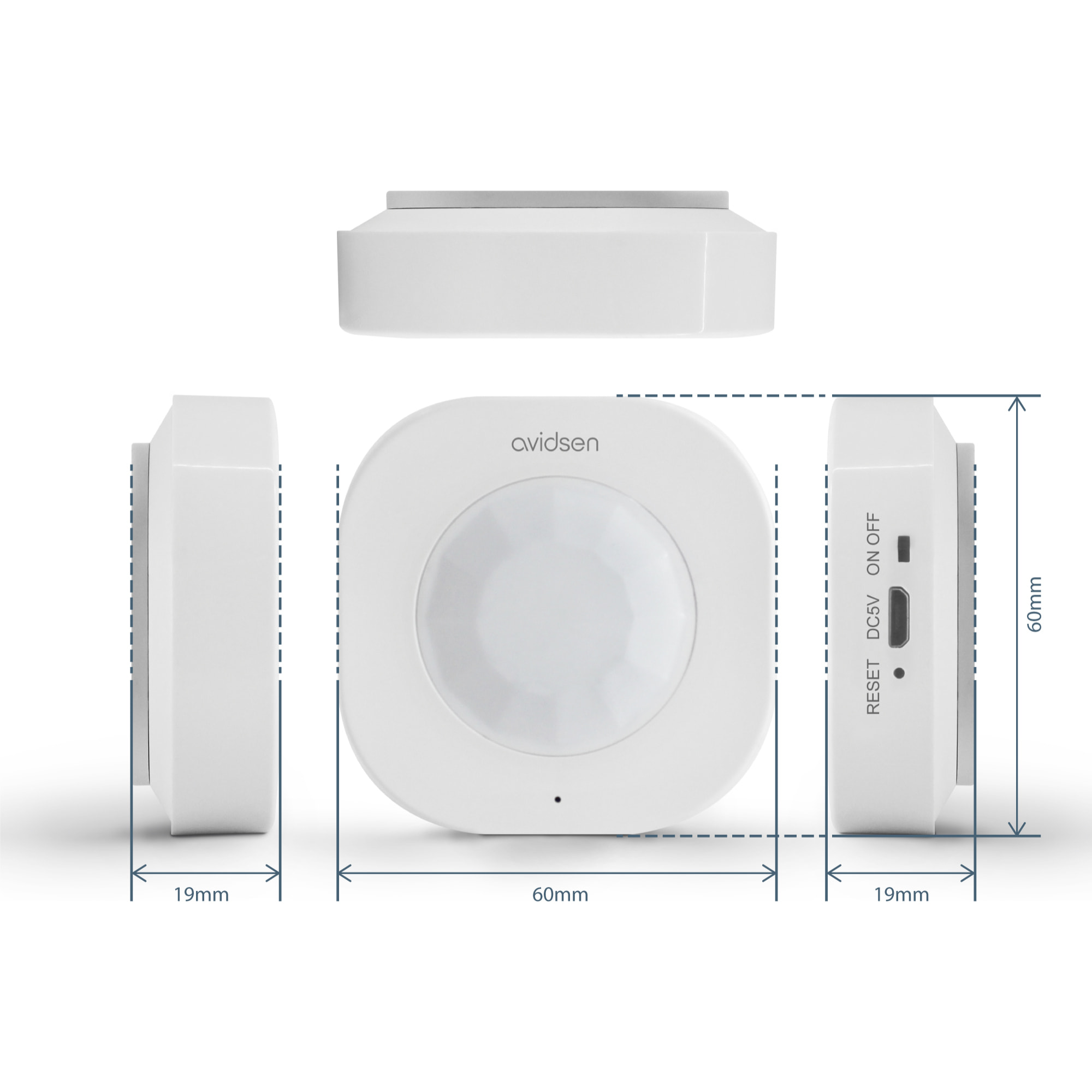 Détecteur de mouvement WIFI Avidsen Home HomeSensor IR-Wall - Avidsen - 127043 -