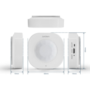 Détecteur de mouvement WIFI Avidsen Home HomeSensor IR-Wall - Avidsen - 127043 -